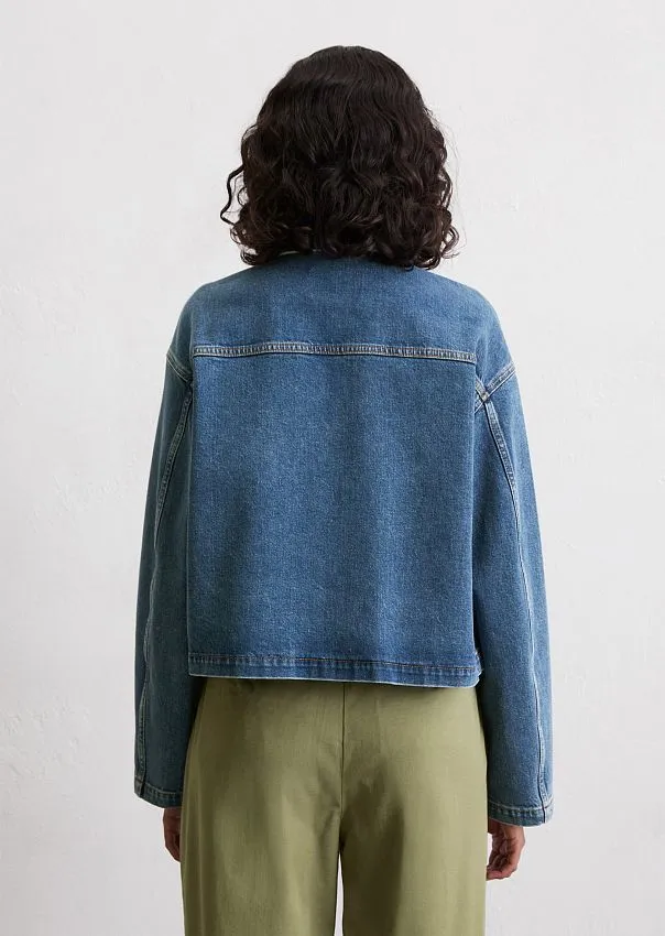 Джинсовая куртка из органического хлопка и вискозы Marc o'Polo - фото 2