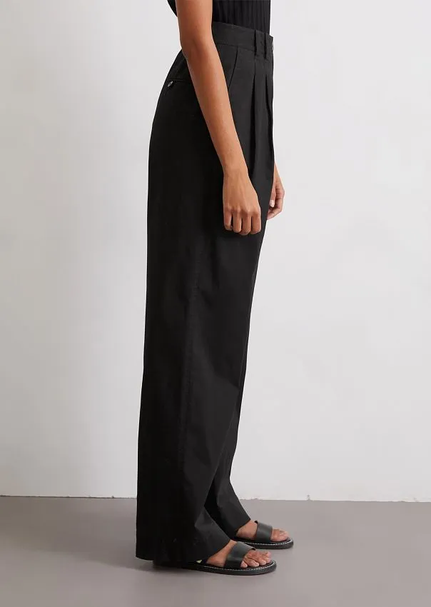 Широкие брюки из смесового хлопка Marc o'Polo - фото 5