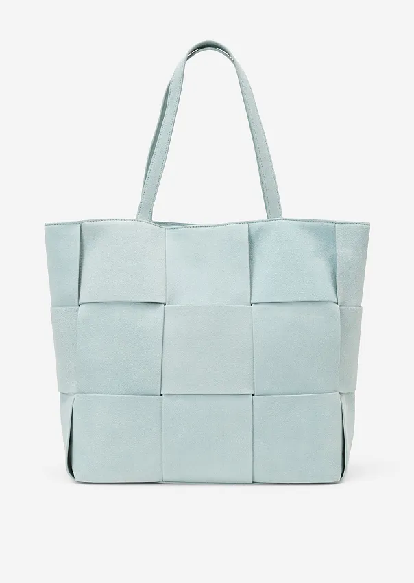 Сумка-шопер из плетеной замши Marc o'Polo - фото 1