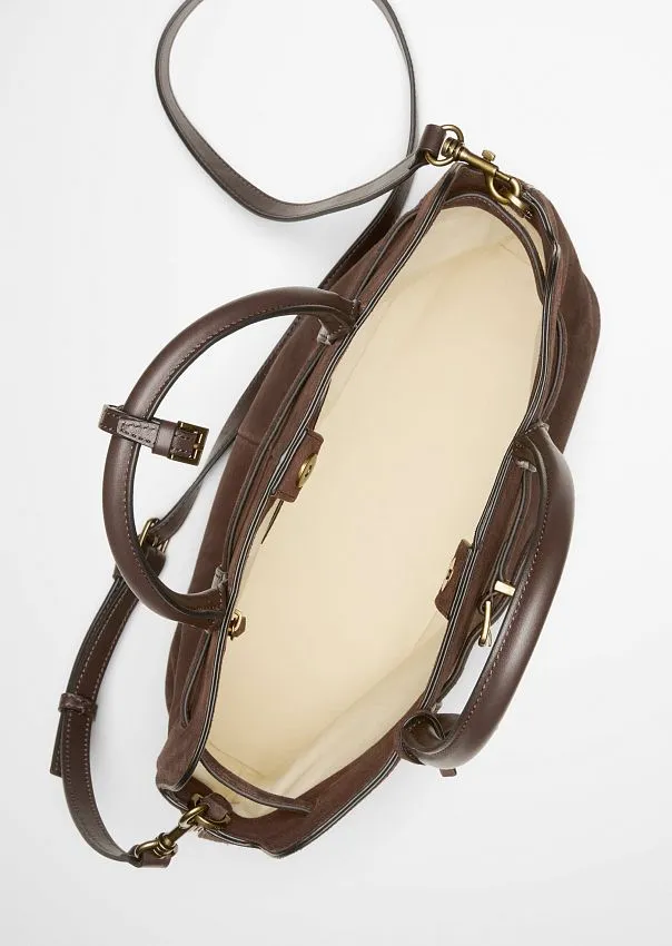 Сумка-тоут из натуральной замши Marc o'Polo - фото 5