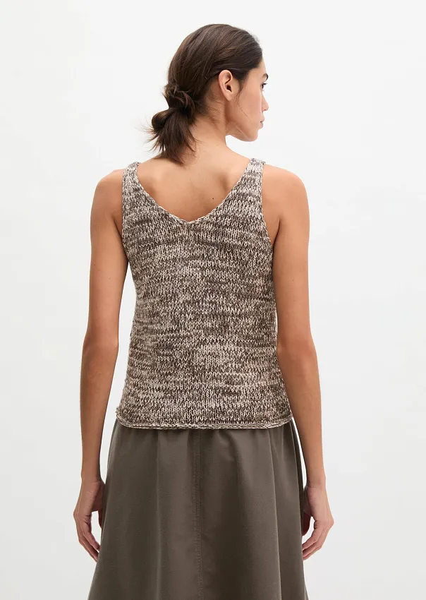 Топ из смесового хлопка
