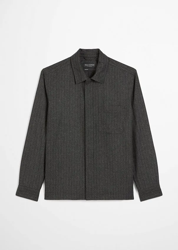 Рубашка из смесовой шерсти Marc o'Polo - фото 6