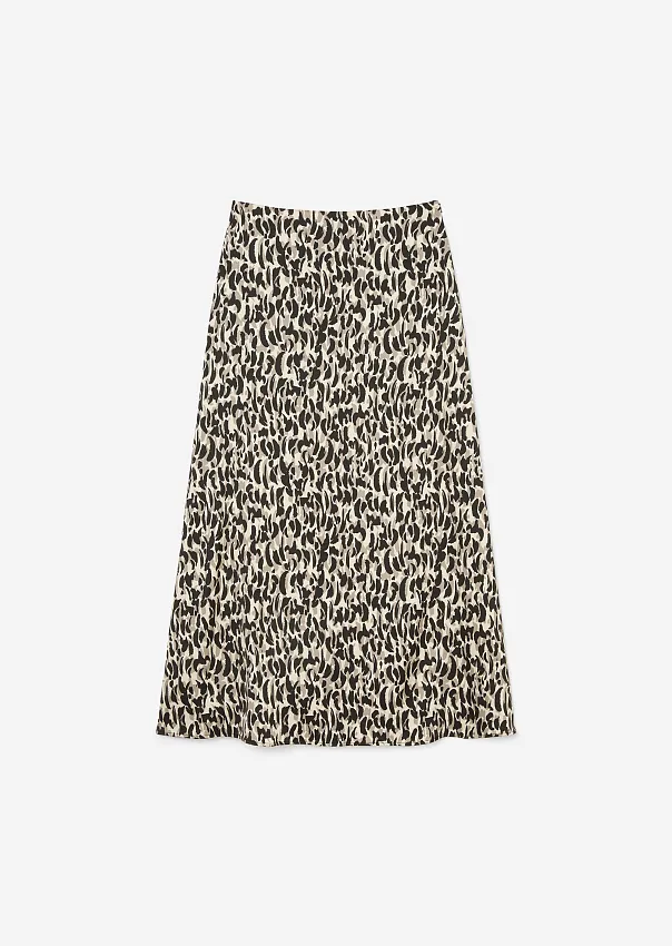 Расклешенная юбка из смесовой вискозы