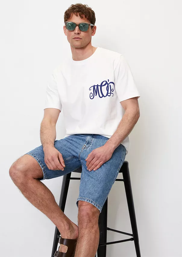 Классическая футболка с логотипом Marc o'Polo - фото 1