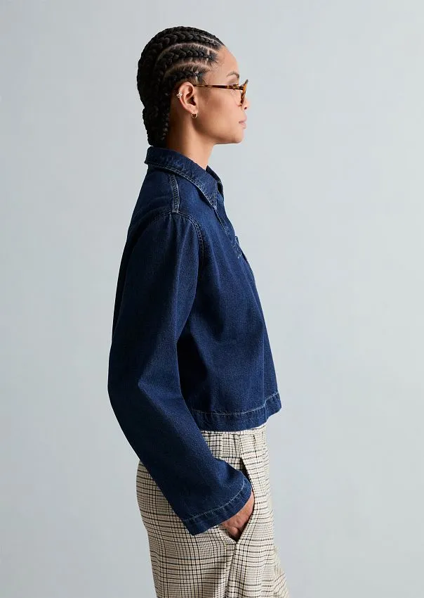 Рубашка-поло из денима Marc o'Polo - фото 5