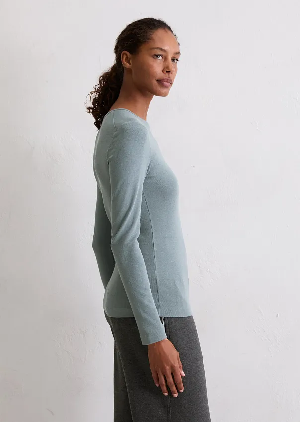 Лонгслив из смесового модала TENCEL™ Marc o'Polo - фото 5