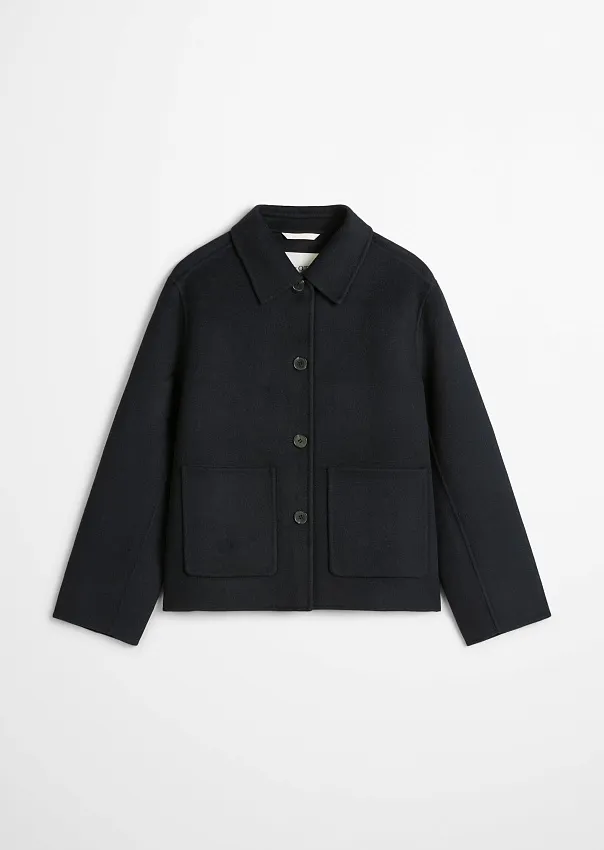 Куртка-рубашка из смесовой шерсти