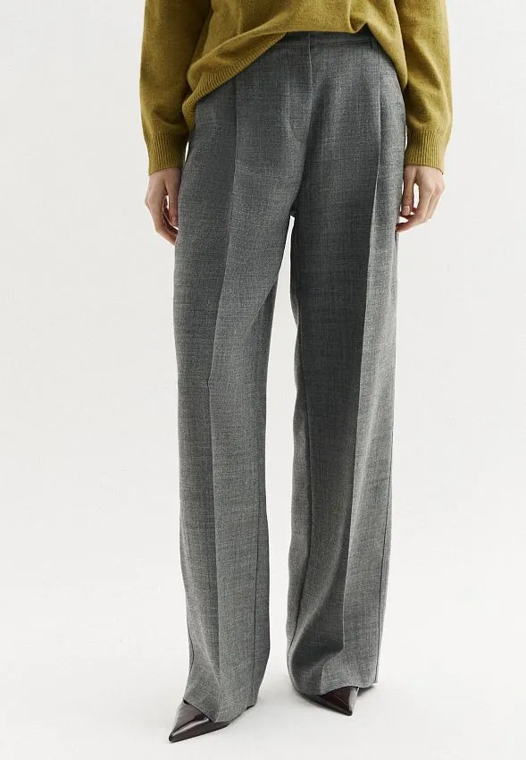 Брюки широкие из шерсти Marc o'Polo - фото 2