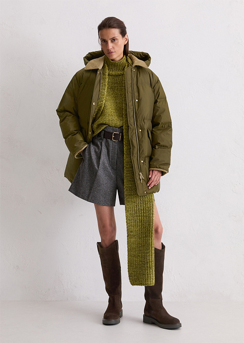 Парка пуховая