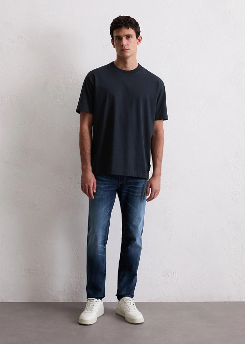 Джинсы Slim Fit SJÖBO из смесового хлопка