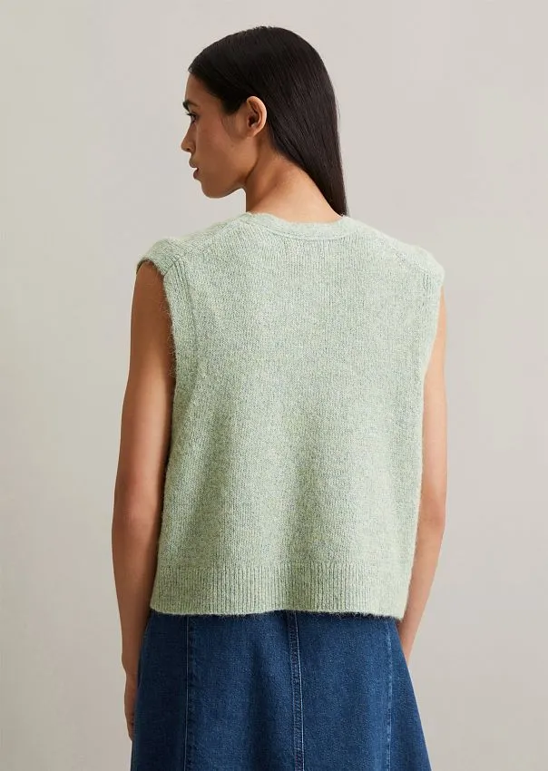 Жилет из органического хлопка и шерсти альпаки Marc o'Polo - фото 2