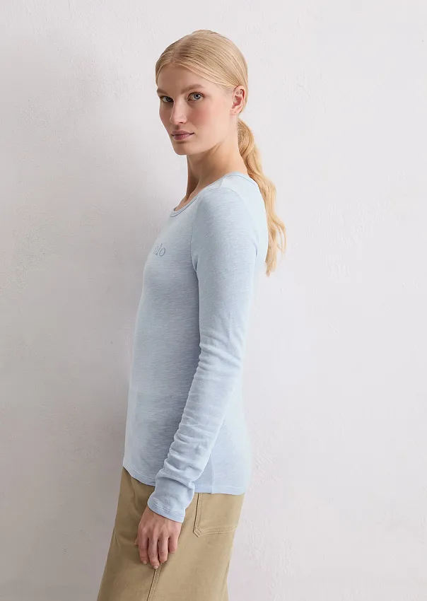 Лонгслив из органического хлопка