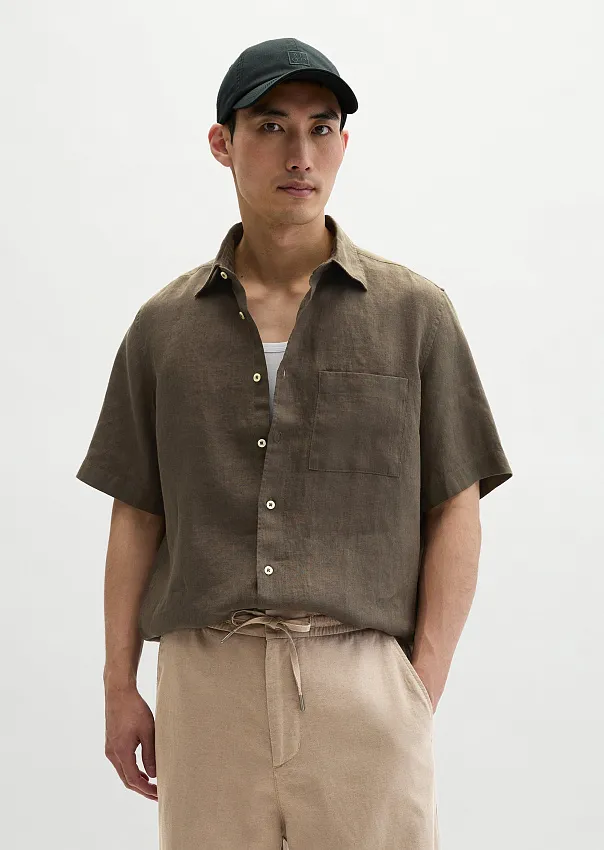 Рубашка изо льна