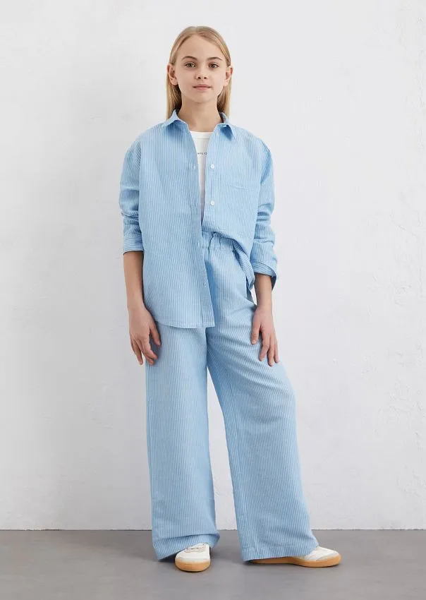 Рубашка изо льна и органического хлопка Marc o'Polo - фото 1