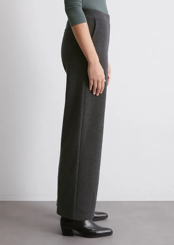 Трикотажные брюки из смесового хлопка