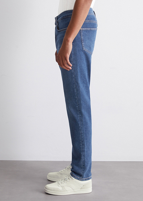 Джинсы зауженные из эластичного хлопка