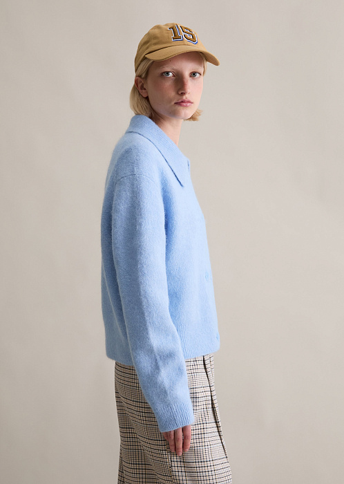 Кардиган из смесовой шерсти альпака