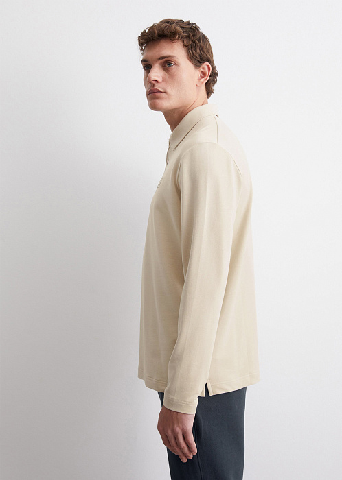 Поло с длинными рукавами