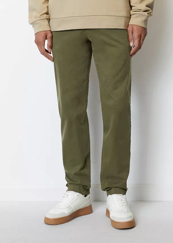 Зауженные брюки чиносы OSBY из органического хлопка Marc o'Polo - фото 3