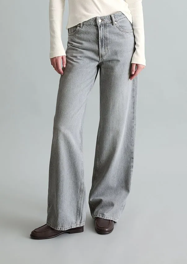 Джинсы широкие из органического хлопка