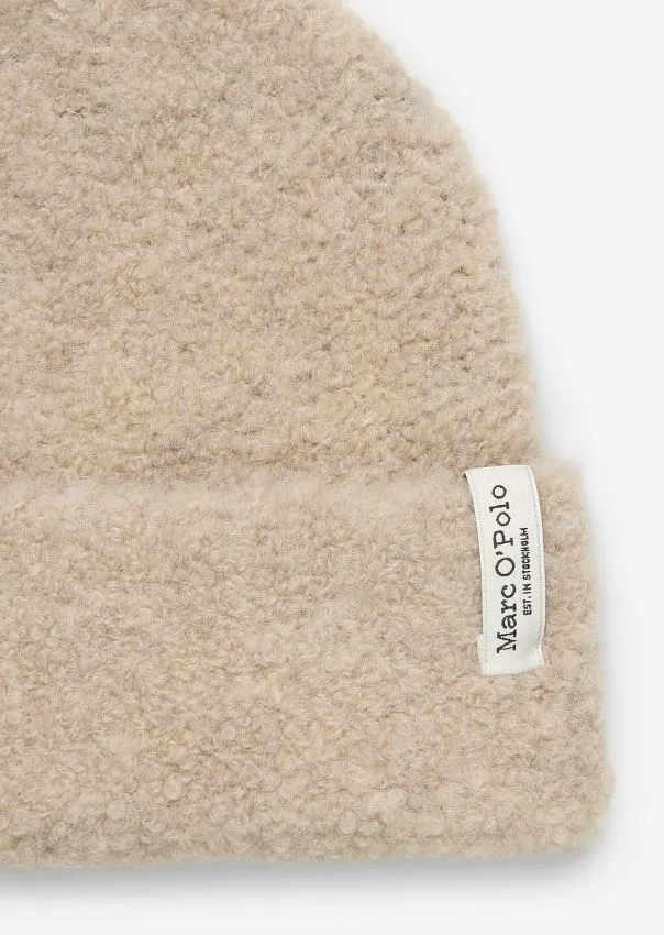 Шапка из смесовой буклированной пряжи Marc o'Polo - фото 2