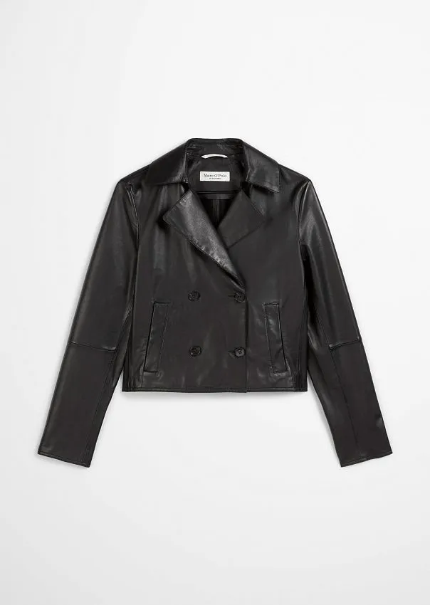 Жакет из натуральной кожи Marc o'Polo - фото 6