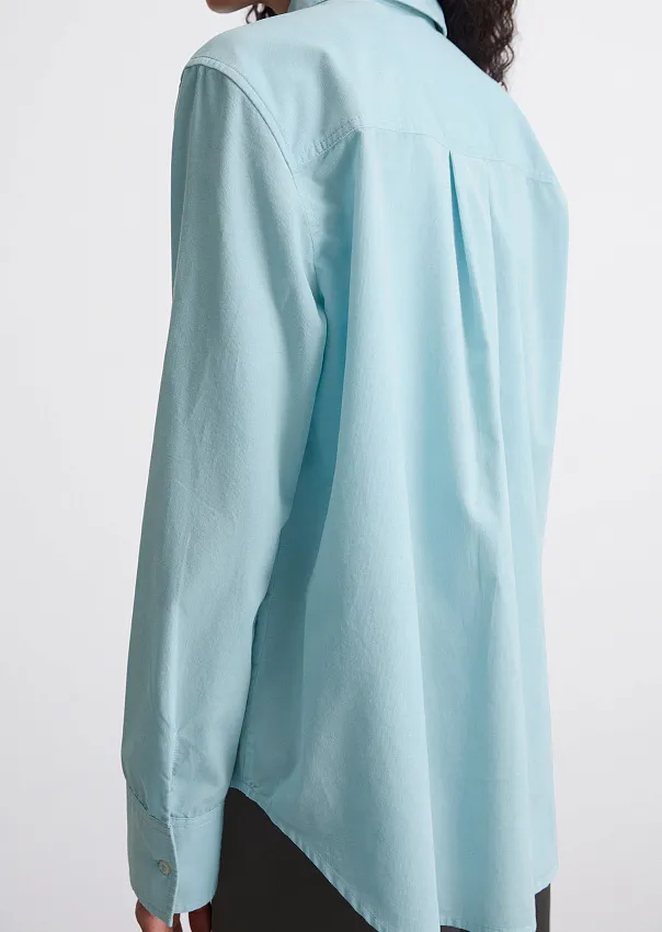 Вельветовая рубашка из органического хлопка и лиоцелла