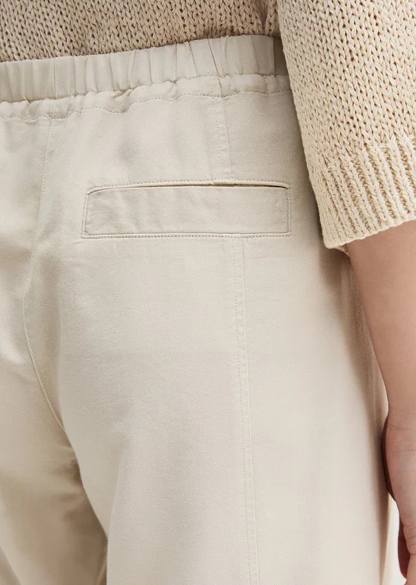 Брюки из хлопка, лиоцелла и льна