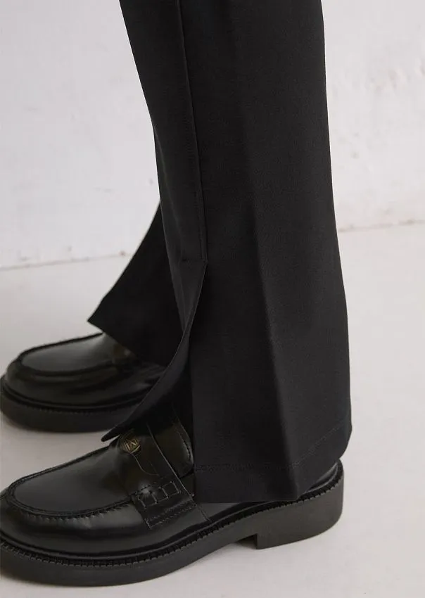 Брюки с широким поясом из смесовой вискозы
 Marc o'Polo - фото 4