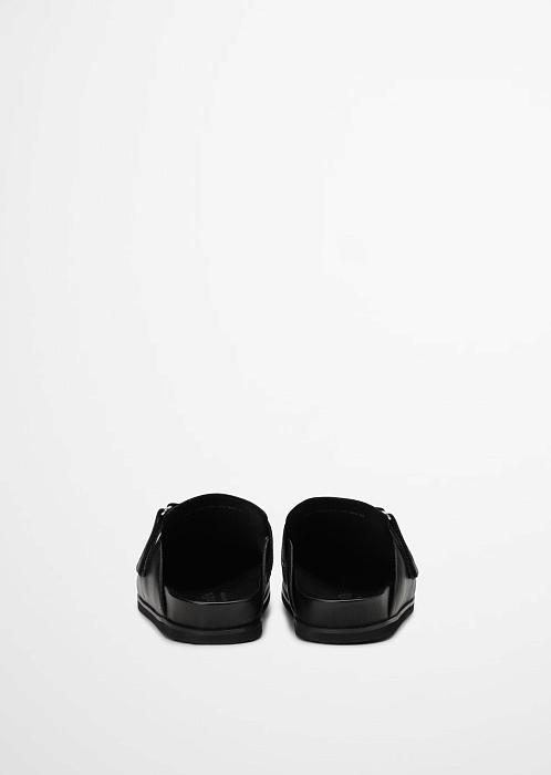 Сабо из натуральной кожи