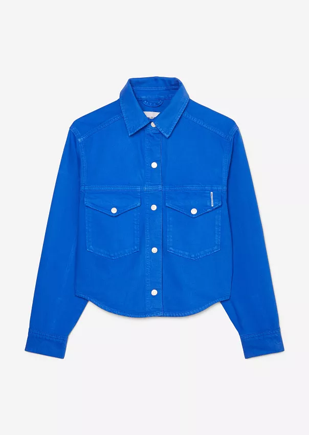 Укороченная верхняя рубашка из переработанного хлопка Marc o'Polo - фото 6