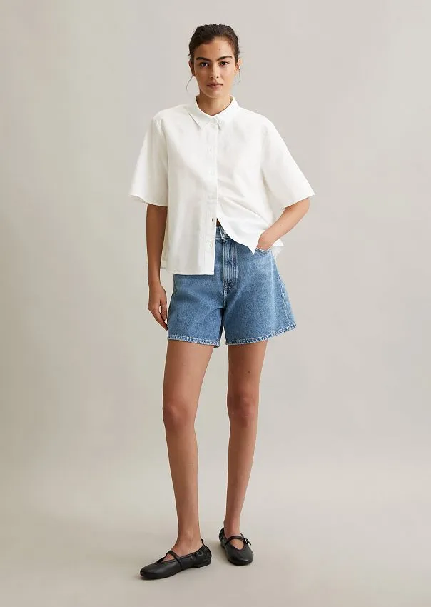 Рубашка изо льна и органического хлопка Marc o'Polo - фото 3