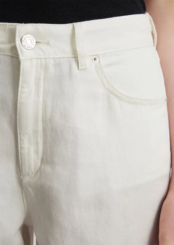 Широкие джинсы из органического хлопка и льна Marc o'Polo - фото 4