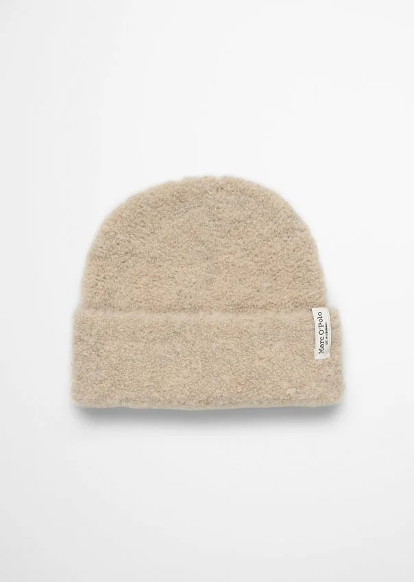 Шапка из смесовой буклированной пряжи Marc o'Polo - фото 1
