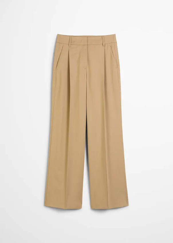 Широкие брюки из смесовой шерсти Marc o'Polo - фото 6