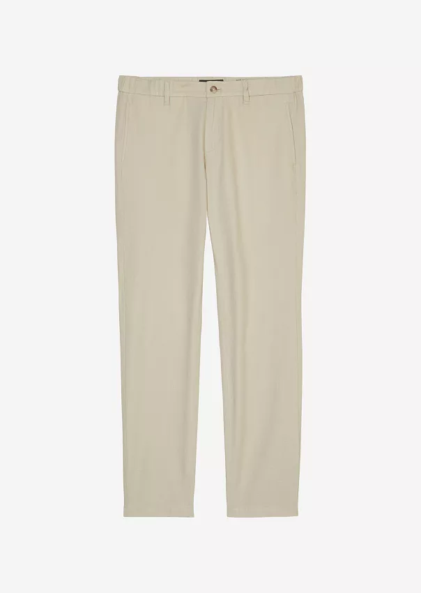 Зауженные брюки чиносы OSBY из смеси хлопка и льна Marc o'Polo - фото 6