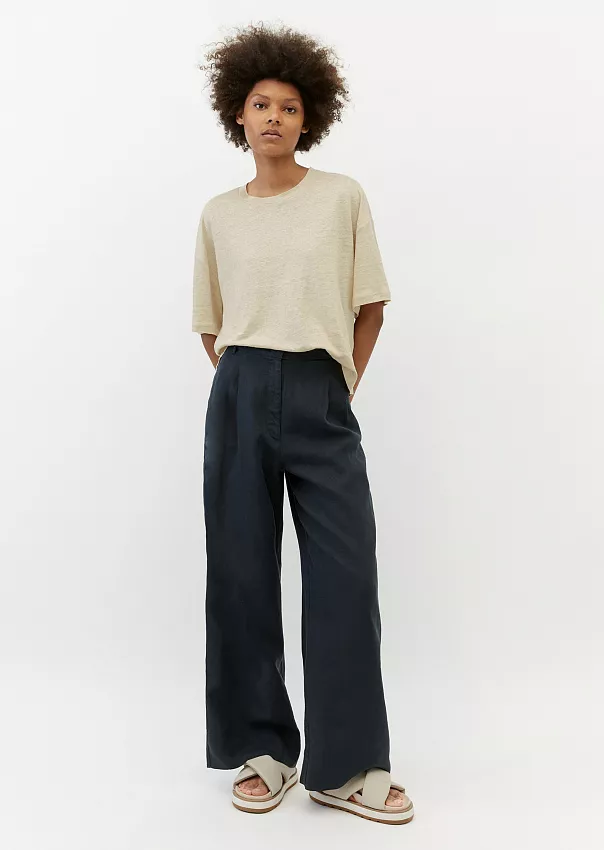 Льняная свободная футболка Marc o'Polo - фото 1