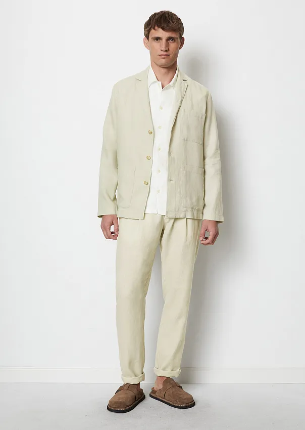 Пиджак из чистого льна