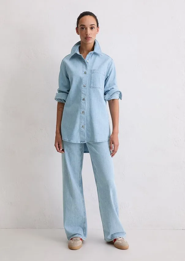 Рубашка из денима Marc o'Polo - фото 3