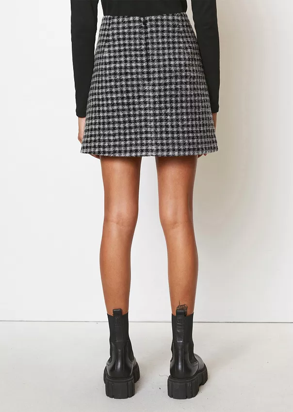 Мини-юбка из смесовой шерсти Marc o'Polo - фото 2