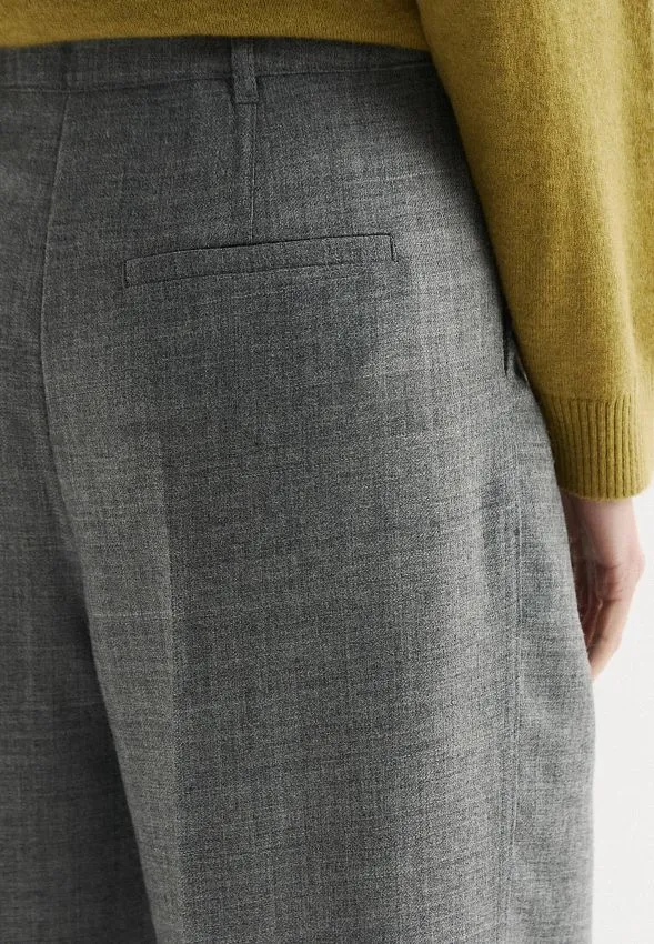 Брюки широкие из шерсти Marc o'Polo - фото 5