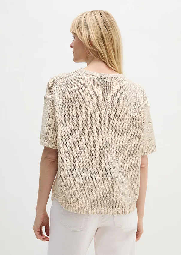 Свитер из смесового хлопка
