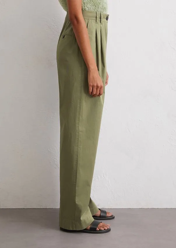 Широкие брюки из смесового хлопка Marc o'Polo - фото 5