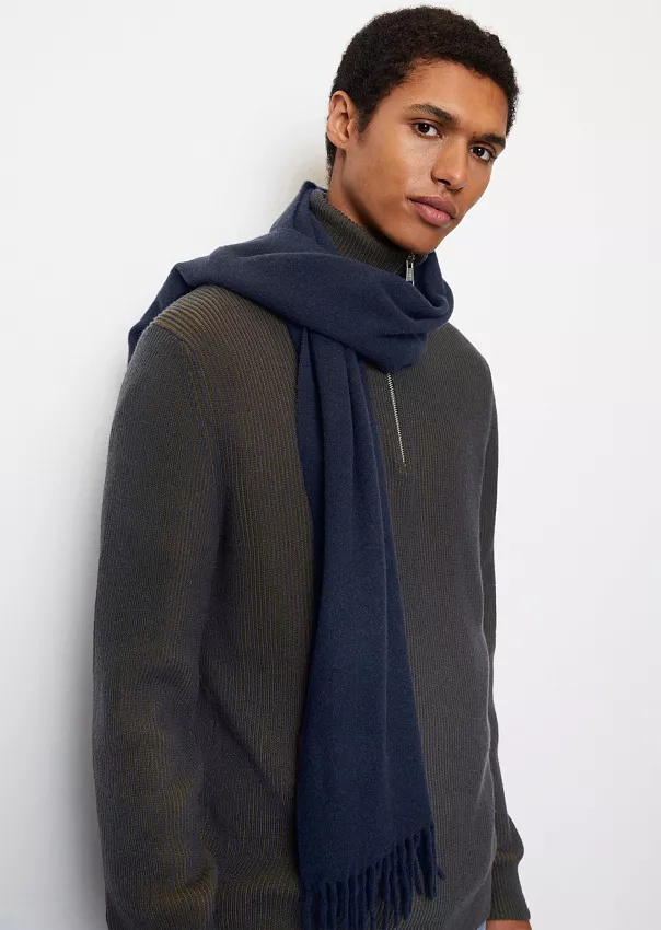 Шарф из мягкой смесовой шерсти Marc o'Polo - фото 4