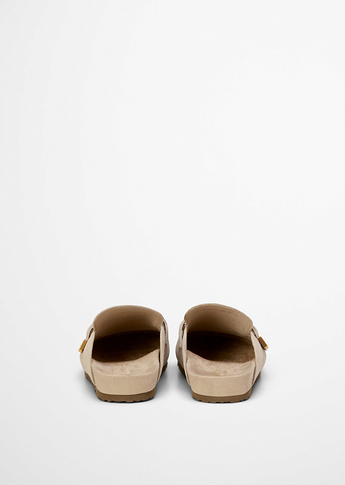 Сабо из натуральной замши