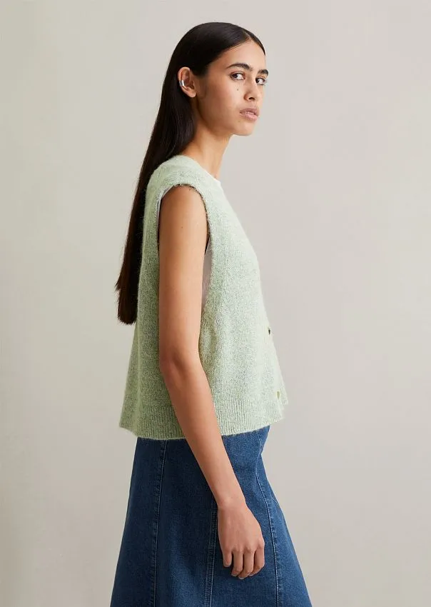 Жилет из органического хлопка и шерсти альпаки Marc o'Polo - фото 5