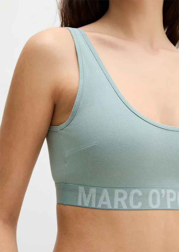 Топ из эластичного хлопка 