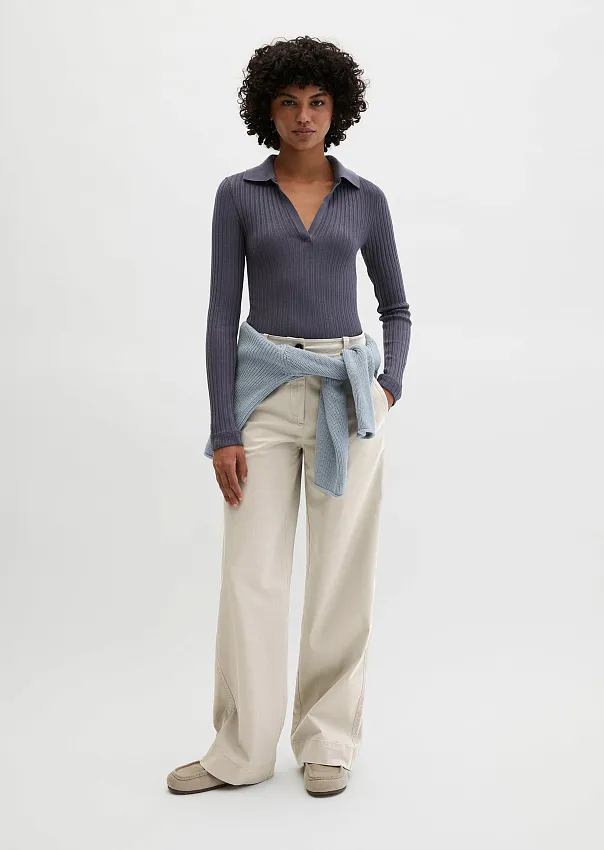 Поло из смесового модала TENCEL™
