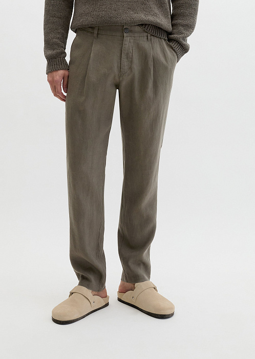 Чиносы изо льна