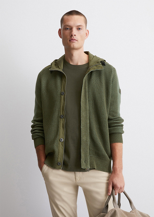 Кардиган с капюшоном